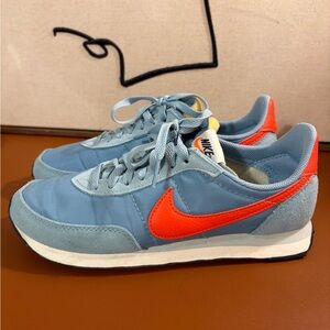 Nike Men's Sneakers in Blue and Red-Orange